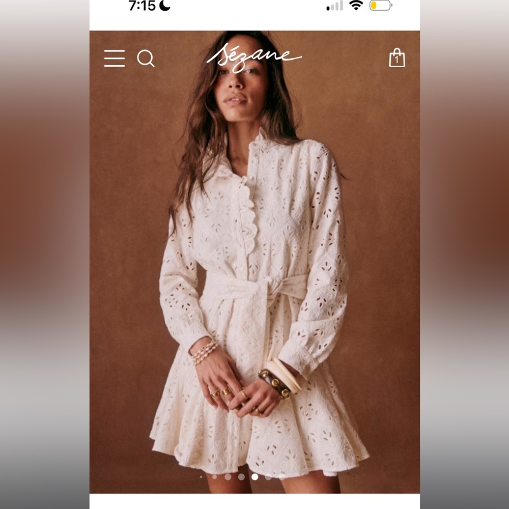 Sezane Marly Short Dress